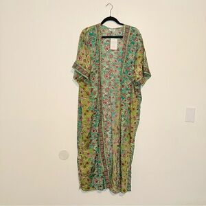 Lulla Collection | Lightweight Green Paisley Maxi Dress